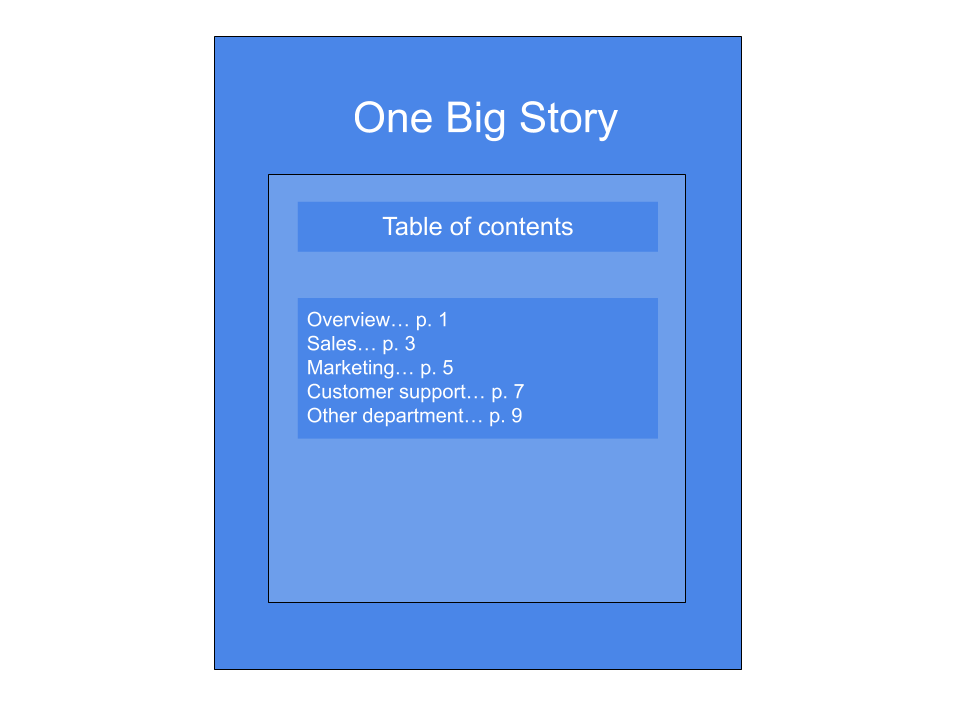 One big case study story