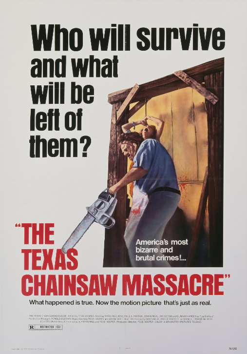 Movie Poster of The Texas Chainsaw Massacre