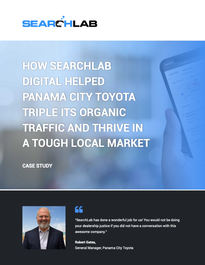 Searchlab Digital for Panama City Toyota